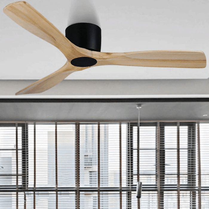 MIRODEMI® Modern Fashion Led Ceiling Fan with Remote Control made of Solid Wood