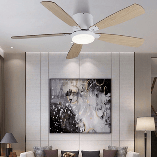 MIRODEMI® 42" LED Ceiling Fan with Lamp and 5 Plywood Blades image | luxury furniture | ceiling fans with lighting