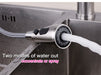 MIRODEMI® Black/Chrome Touch Sensor Kitchen Faucet Mixer Tap with Swivel