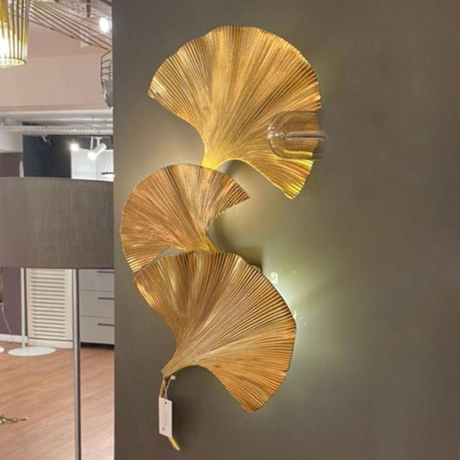 MIRODEMI® Luxury Wall Lamp in the Shape of Ginkgo Leaf for Living Room, Bedroom image | luxury lighting | leaf shape lamps