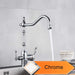 MIRODEMI® Two Handle Swivel Spout Water Purifier Sink Kitchen Faucet Chrome