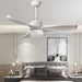 MIRODEMI® 52" Modern Ceiling Fan with Lamp and Remote Control image | luxury furniture | ceiling fans with lamp | home decor