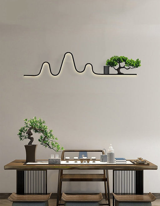 MIRODEMI® Landscape Decoration Plant Outdoor Waterproof LED Wall lamp For Garden, Villa L39.4*W8*H3.9" / Warm white