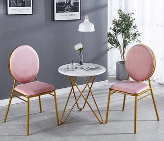 Minimalist Wrought Iron Light Luxury Backrest Chair image | luxury furniture | backrest chairs | minimalist chairs