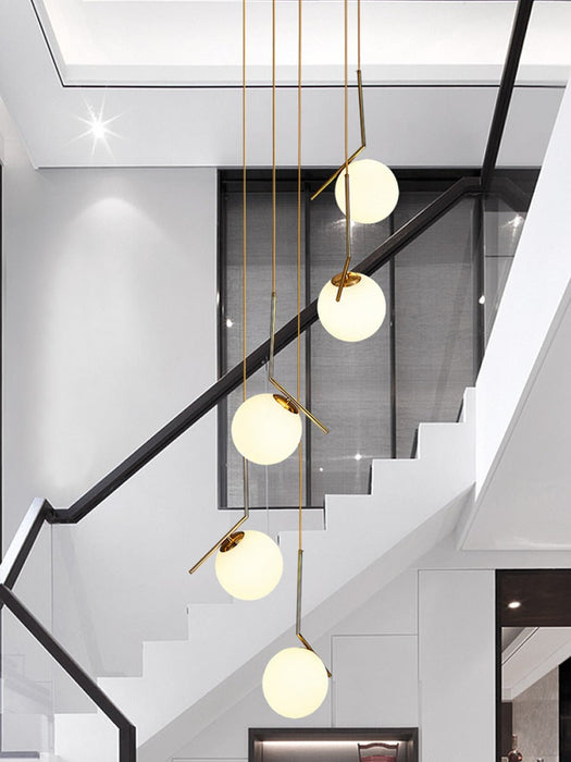 MIRODEMI® Duplex Spiral Staircase Pendant Lamp image | luxury lighting | spiral lamps | staircase lamps | home decoration