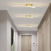 MIRODEMI® Modern LED Acrylic Celling Lights for Living Room, Study, Wardrobe Gold / L23.6xW4.3" / L60.0xW11.0cm