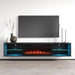 TV Stand with Fireplace Heating and High-end Atmosphere