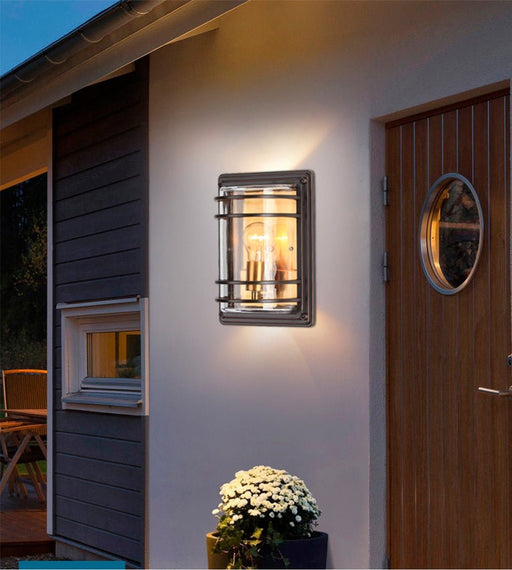 MIRODEMI® Retro Outdoor Waterproof Aluminum LED Wall Lamp For Garden, Porch, Villa