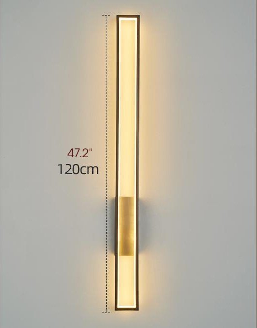 MIRODEMI® Luxury Retro Copper LED Wall Sconce for Staircase, Bedroom