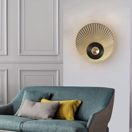 MIRODEMI® Gold/Black Modern LED wall lamp for Living room, bedroom, Dining Room