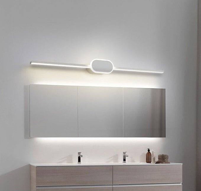 MIRODEMI® Modern Creative Black/White LED Mirror Wall Lamp for Bedroom, Bathroom image | luxury lighting | luxury wall lamps