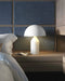 MIRODEMI® Gold/White/Black Modern LED Table Lamp for Living Room, Bedroom, Bedside White / Dia9.8*H13.8" / Warm Light 3000K