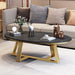 Gold/Black/White/Grey Marble Nordic Coffee Table For Living Room