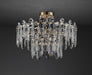 MIRODEMI® Tiered Сrystal Ceiling LED Chandelier for Living Room, Bedroom, Dining Room image | luxury lighting | luxury lamps