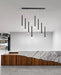 MIRODEMI® LED Pendant Lamp in a Nordic Style for Kitchen, Dining Room, Restaurant Cool Light / 8 Heads