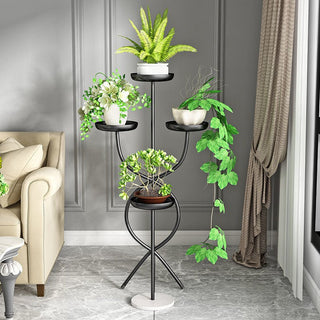 Multi-Layer Indoor Iron Flower Stand for Indoor Porch, Living Room, Balcony image | luxury furniture | luxury flower stands