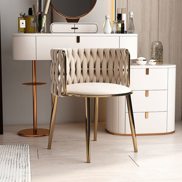 Light Luxury Nordic Single Sofa Chair White
