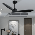 MIRODEMI® 52" Fashion Ceiling Fan With Lamp, Plastic Blades and Remote Control image | luxury furniture | fans with lamp