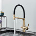 MIRODEMI® Purification Pure Water 360 Swivel Kitchen Mixer Tap Brushed Gold / B