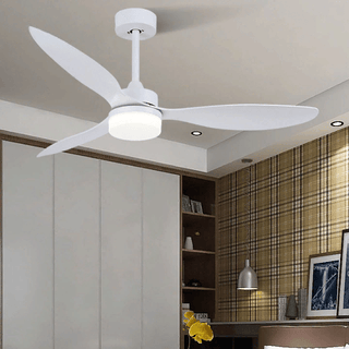 MIRODEMI® 52" Ceiling Fan With Lamp Decoration, Remote Control and Plastic Blades image | luxury furniture | fans with lamp