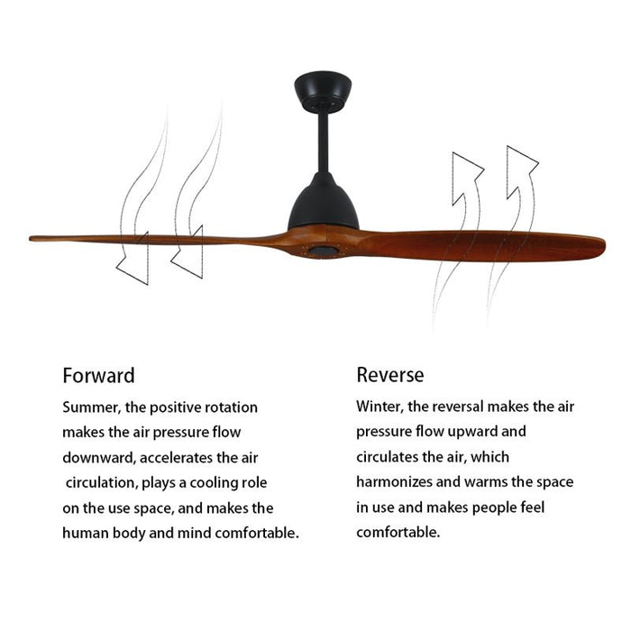 MIRODEMI® 54" Nordic Ceiling Fan With Remote Control image | luxury furniture | wooden ceiling fans | home decor