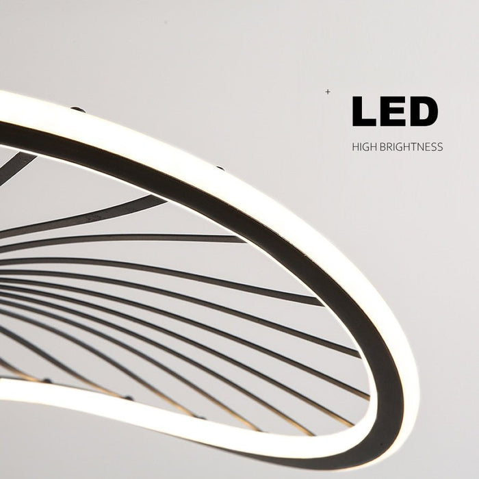 MIRODEMI® Elegant Hat-Shaped Led Pendant Lamp image | luxury lighting | hat-shaped lamps | elegant lamps | home decoration