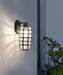 MIRODEMI® Vintage Black Waterproof Outdoor Glass Wall Lighting for Garden, Porch