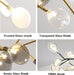 MIRODEMI® Gold/Black Nordic design flower LED chandelier for bedroom, living room image | luxury lighting | flower chandelier
