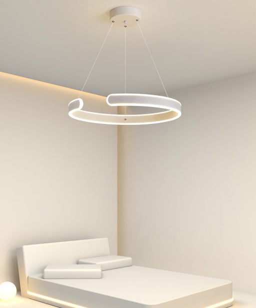 MIRODEMI® Modern LED Chandelier in the Shape of Ring for Bedroom, Living Room Brightness Dimmable / A / Dia15.7xH27.6" / Dia40.0xH70.0cm