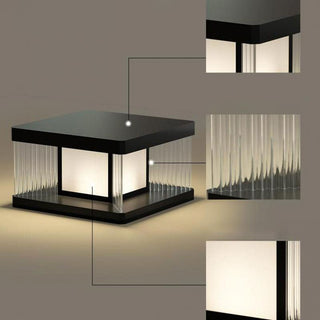 MIRODEMI® Luxury LED Outdoor Waterproof Column Lamp for Courtyard image | luxury lighting | waterproof lamps | outdoor lamps