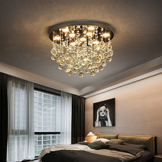 MIRODEMI® Luxury Round Crystal LED Ceiling Lamp for Living Room, Bed Room image | luxury lighting | luxury ceiling lamps