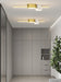 MIRODEMI® Modern LED Acrylic Celling Lights for Living Room, Study, Wardrobe Gold / L17.7xW4.3" / L45.0xW11.0cm