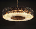 MIRODEMI® Round Luxury Golden Crystal LED Chandelier for Living Room, Bedroom image | luxury lighting | luxury chandeliers
