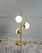 MIRODEMI® Elegant Golden Metal LED Desk Lamp for Living Room, Bedroom Warm light