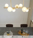 MIRODEMI® Modern Light Luxury Chandelier with Horizontal Pipe Suspension for Kitchen Warm light / 7 heads