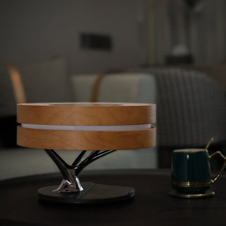 MIRODEMI® Round Tree Desk Lamp With Intelligent Music Bluetooth Speaker & Wireless Charging