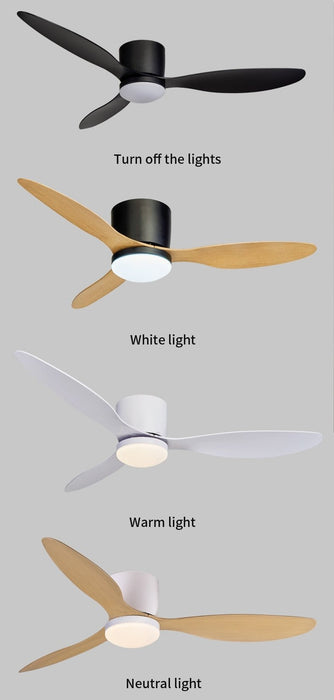 MIRODEMI® 42" LED Ceiling Fan with Lamp and Remote Control
