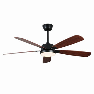 MIRODEMI® 42" LED Ceiling Fan with Lamp and 5 Plywood Blades image | luxury furniture | ceiling fans with lighting