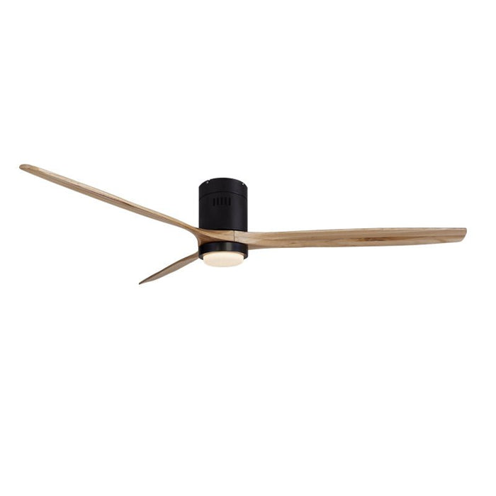 MIRODEMI® 66" Modern Solid Wood Led Ceiling Fan With Remote Control