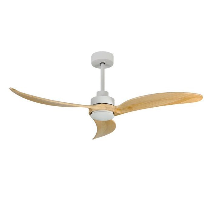 MIRODEMI® 52" Modern Indoor Solid Wood Ceiling Fan With Lamp and Remote Control