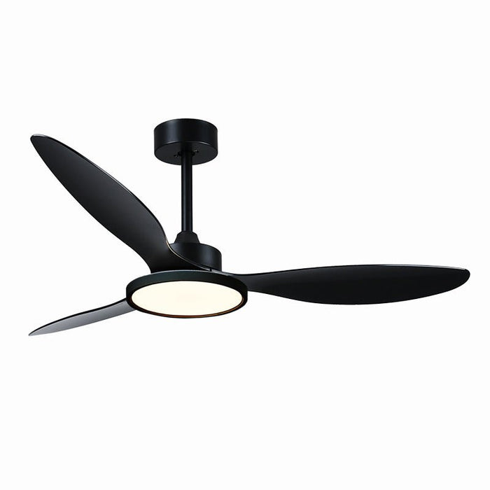 MIRODEMI® 52" Fashion Ceiling Fan With Lamp, Plastic Blades and Remote Control