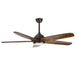 MIRODEMI® 60" European Styled Solid Wood Ceiling Fan with Remote Control image | luxury furniture | wooden ceiling fans