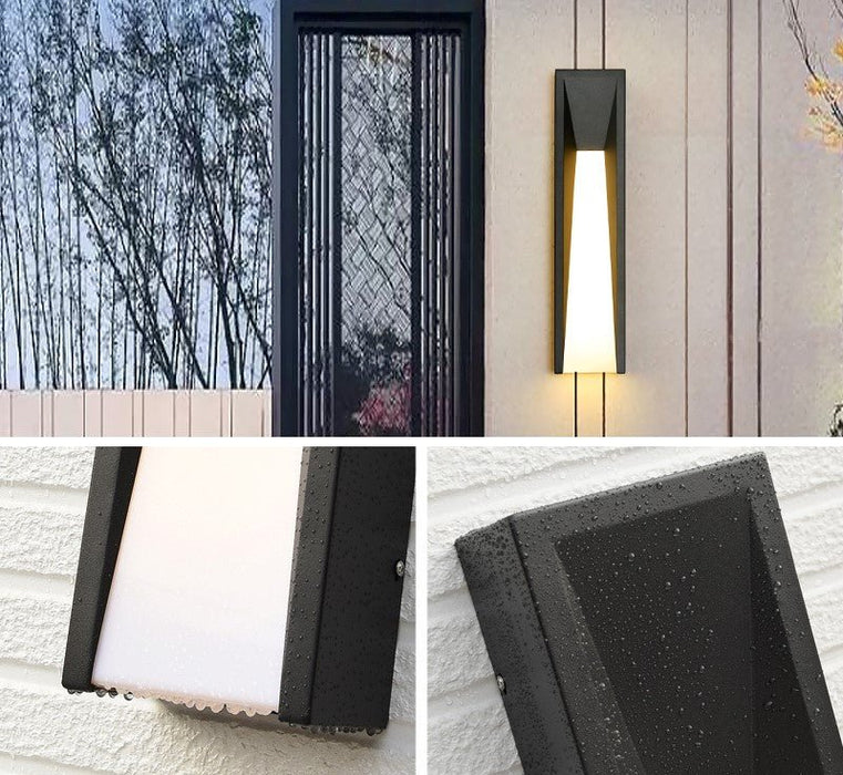 MIRODEMI® Modern Outdoor LED Waterproof Wall Lamp for Courtyard, Balcony