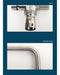 MIRODEMI® Black/Gold/Brushed Nickel Kitchen Rotating Faucet Mixer Single Handle