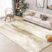 Beige/Grey Short Plush Rectangle Area Carpet 3'3"х5'3" (100х160сm) / K03