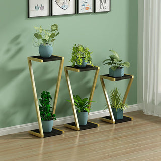 Multi-layer Plant Shelves Made in European Style image | luxury furniture | luxury plant shelves | luxury plant stands