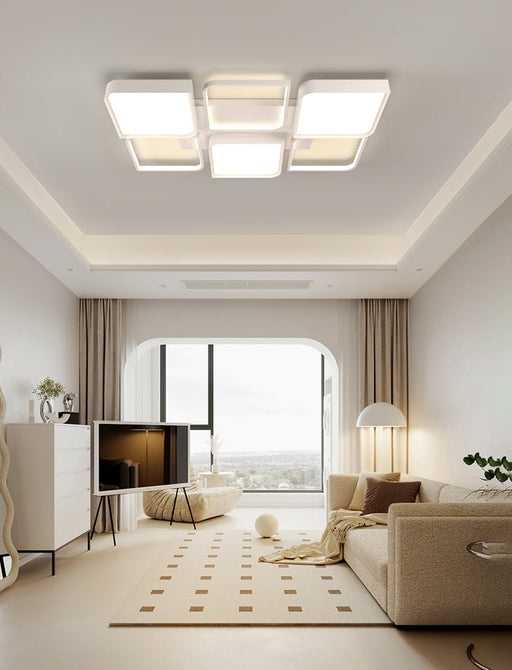 MIRODEMI® Modern Minimalist LED Ceiling Light For Living Room, Dining Room, Study White