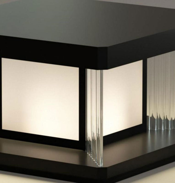 MIRODEMI® Luxury LED Outdoor Waterproof Column Lamp for Courtyard