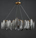 MIRODEMI® New round smoke gray crystal hanging chandelier for living room, dining room image | luxury lighting | luxury decor