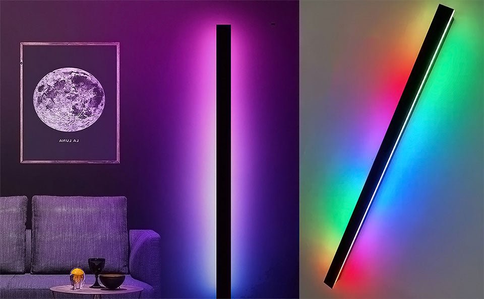 MIRODEMI® Outdoor/Indoor Waterproof RGB 7 Colors LED Wall Sconce With Intelligent Remote